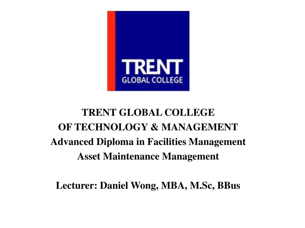 trent global college of technology management