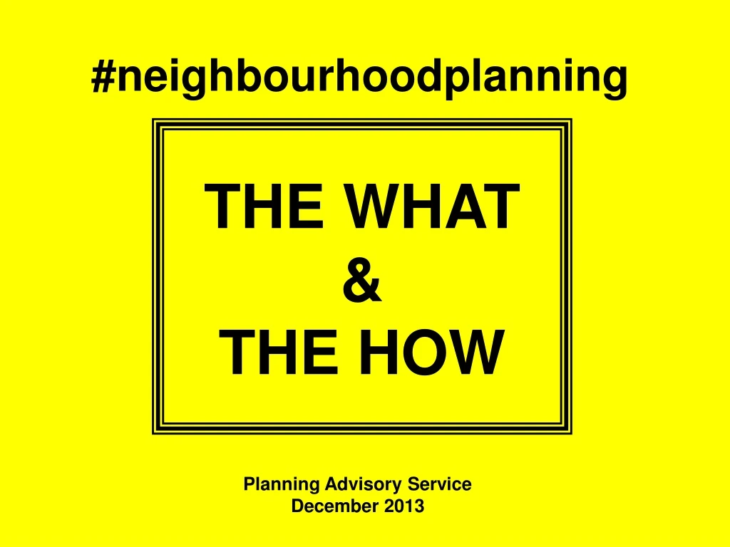 neighbourhoodplanning