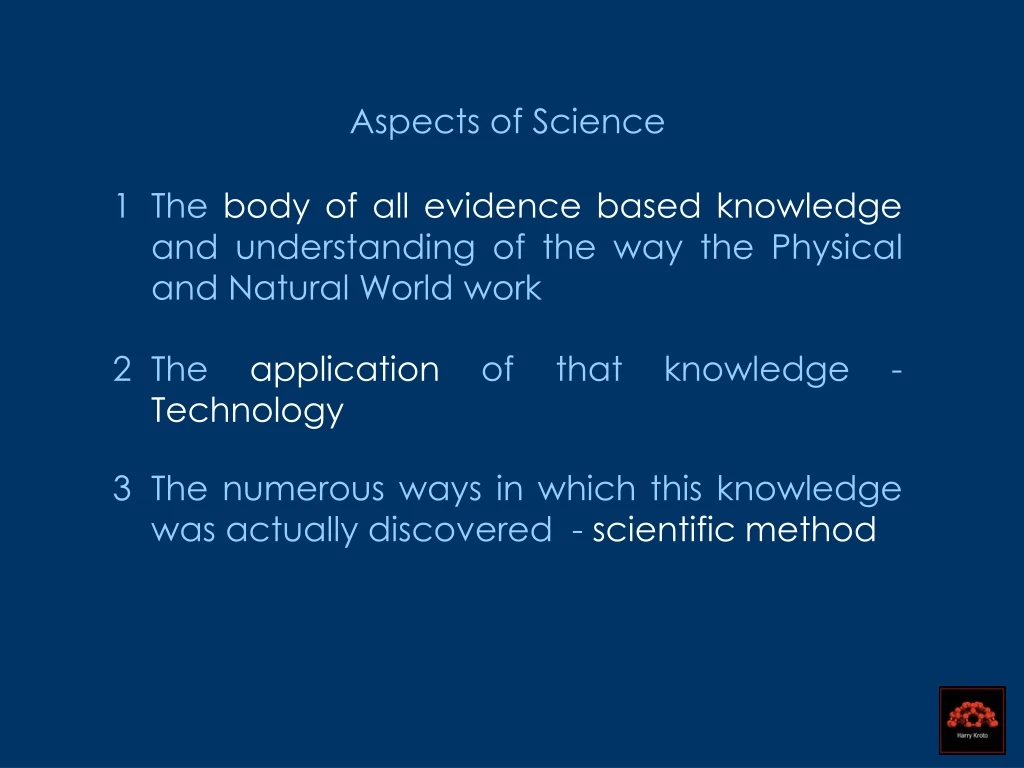 aspects of science