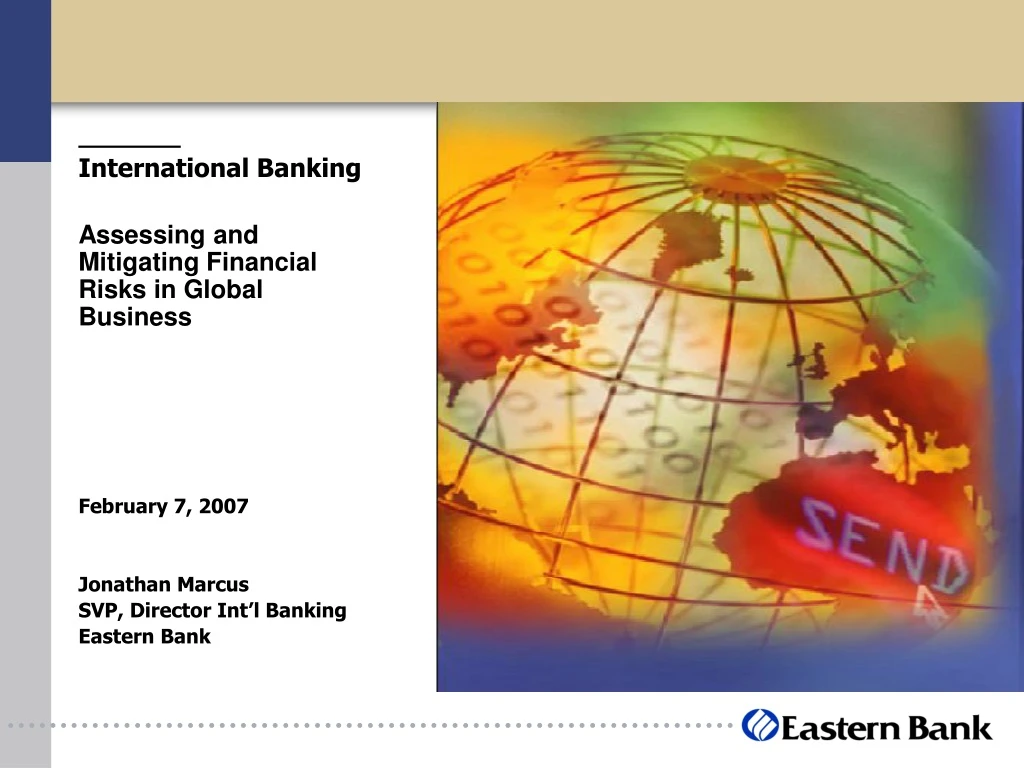 international banking assessing and mitigating