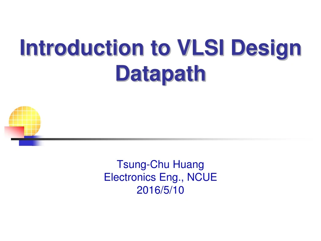 introduction to vlsi design datapath