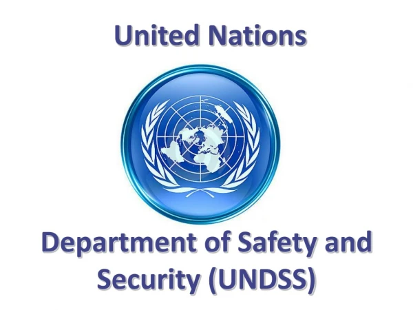 Department of Safety and Security (UNDSS)
