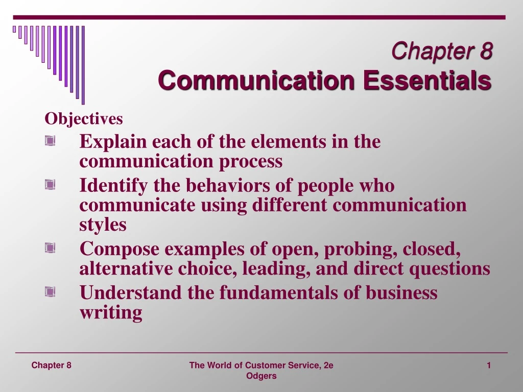 chapter 8 communication essentials