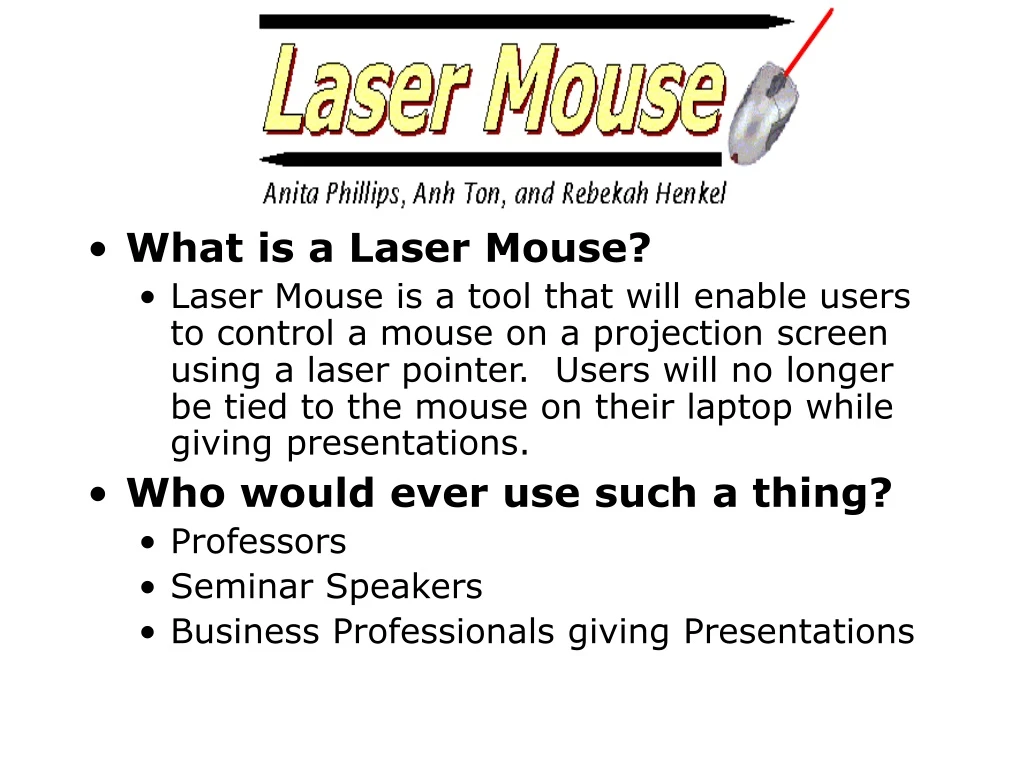 what is a laser mouse laser mouse is a tool that