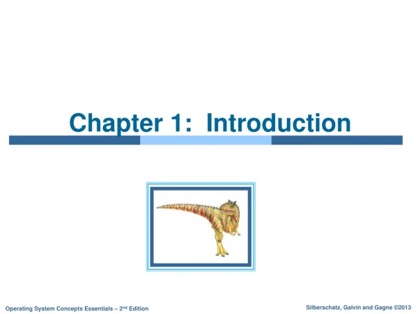 Chapter 1:  Introduction