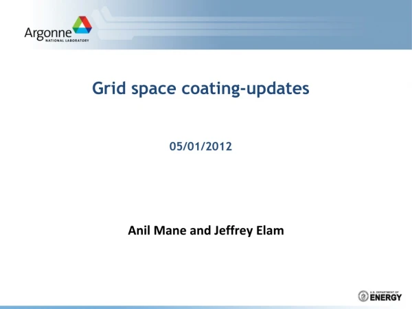 Grid space coating-updates 05/01/2012