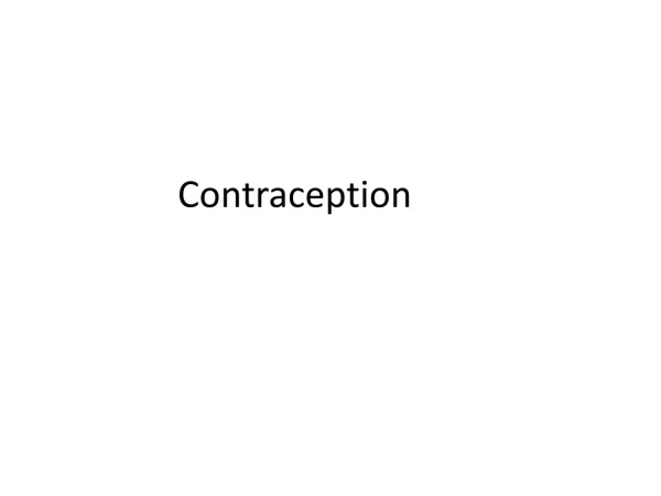 Contraception