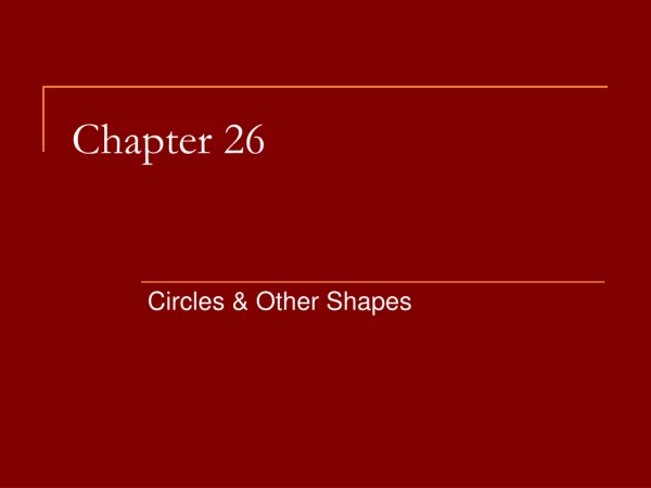 Chapter 26