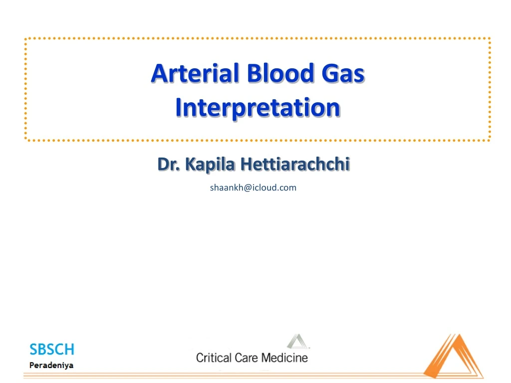 arterial blood gas interpretation