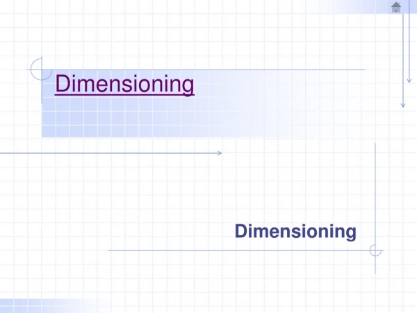 Dimensioning