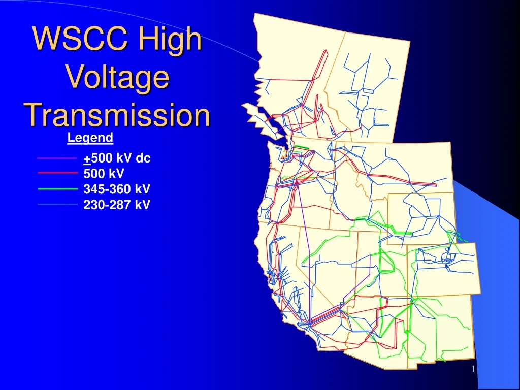 wscc high voltage transmission