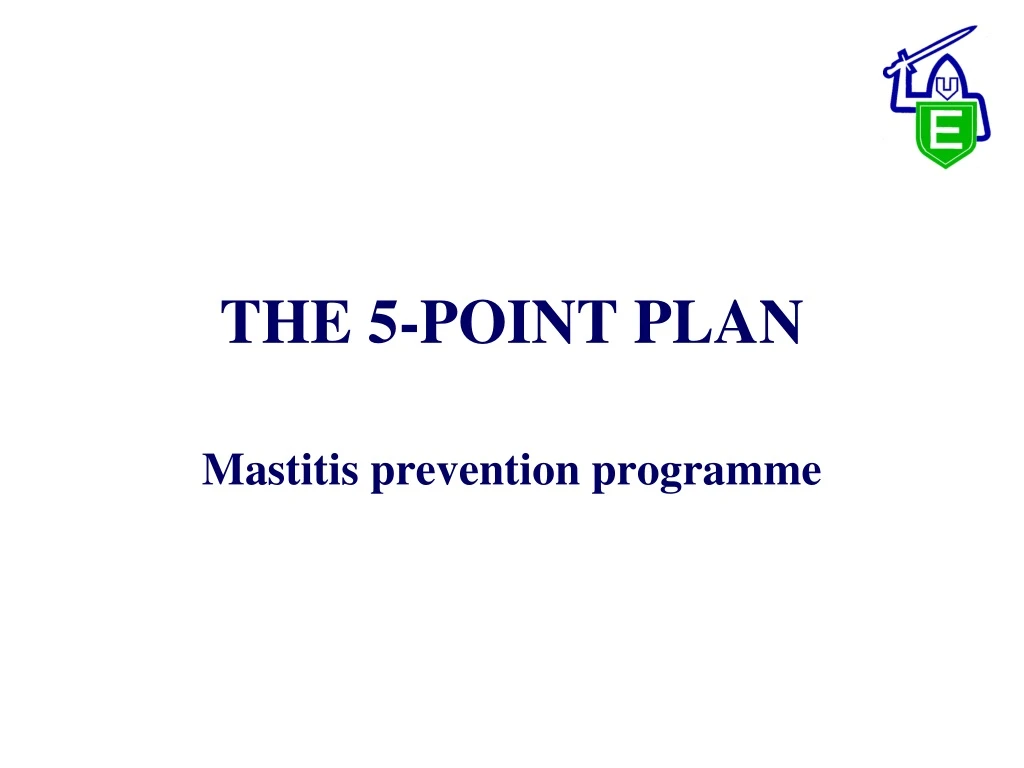 the 5 point plan