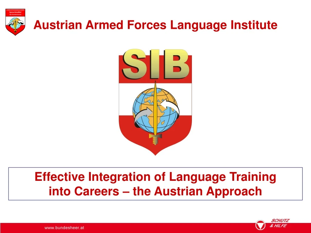 austrian armed forces language institute