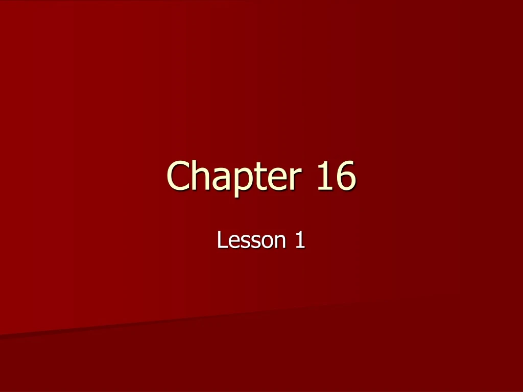 chapter 16