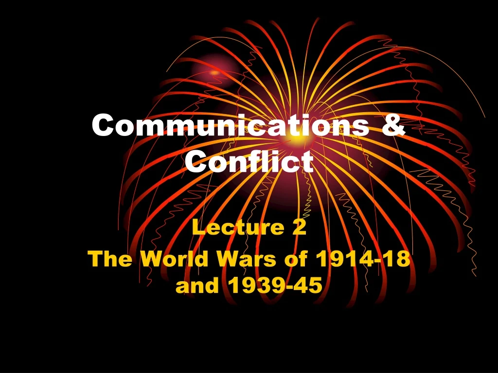 communications conflict