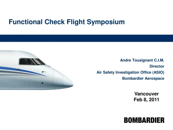 Functional  Check Flight Symposium