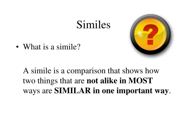 Similes