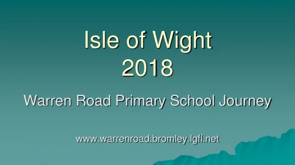 Isle of Wight 2018