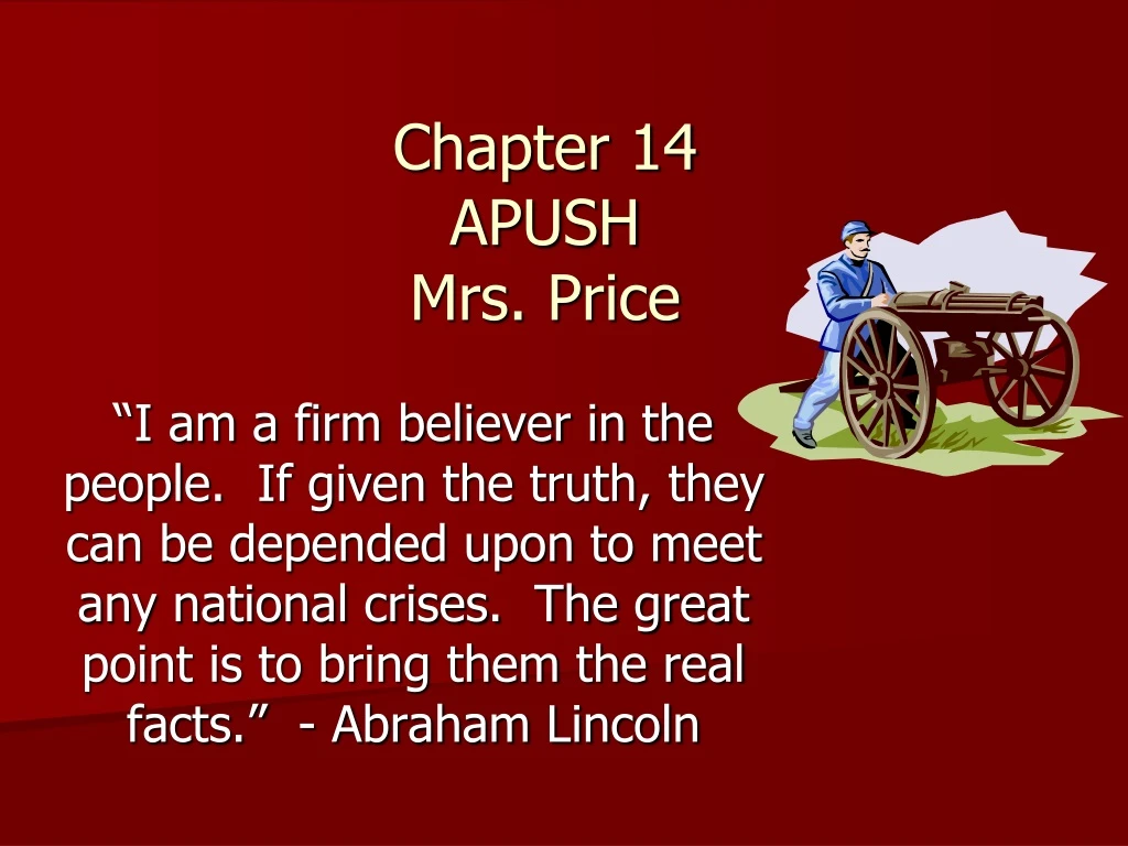 chapter 14 apush mrs price