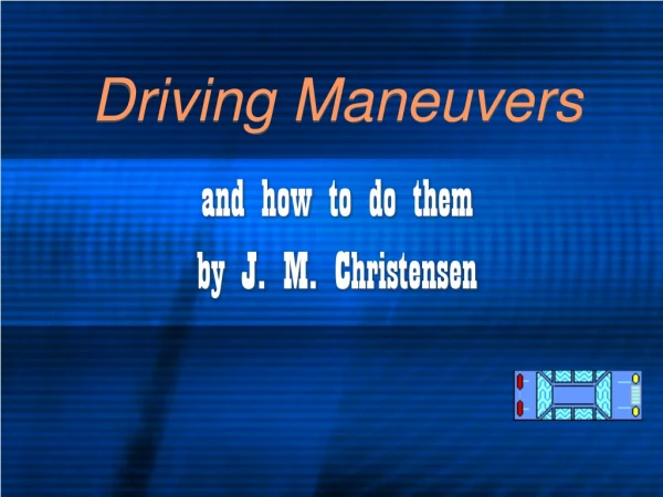 Driving Maneuvers