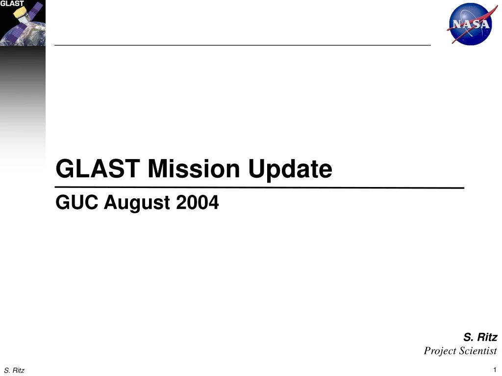 glast mission update guc august 2004