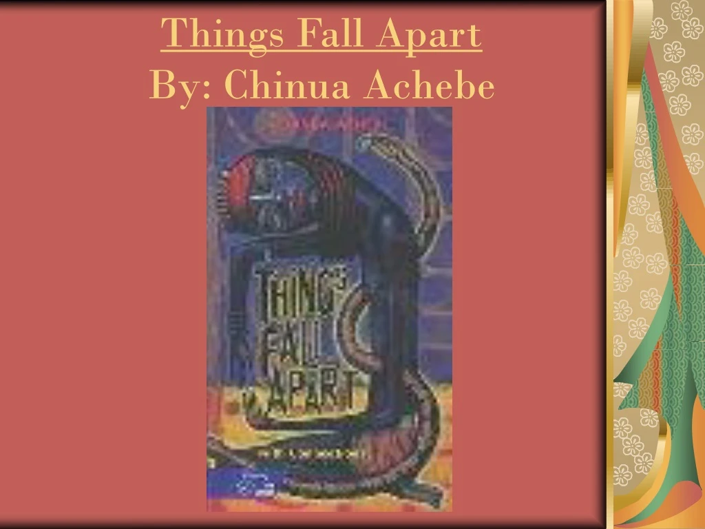 things fall apart by chinua achebe