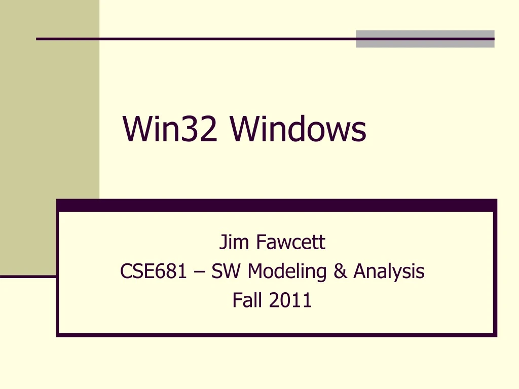 win32 windows