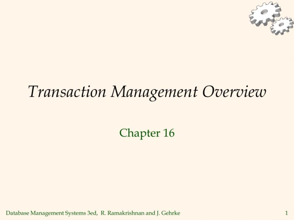 Transaction Management Overview