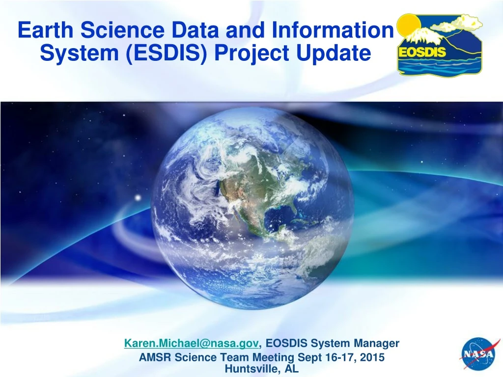 earth science data and information system esdis project update
