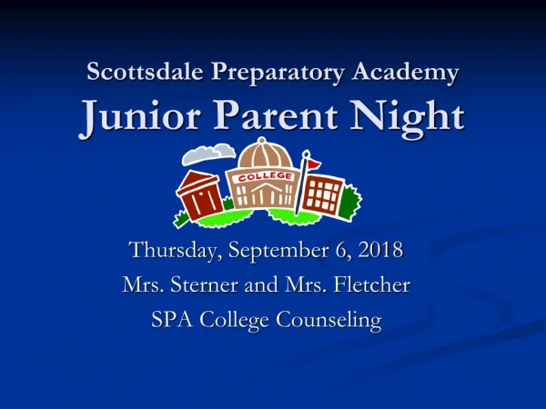 Scottsdale Preparatory Academy Junior Parent Night