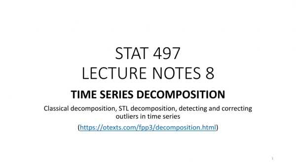 STAT 497 LECTURE NOTES 8