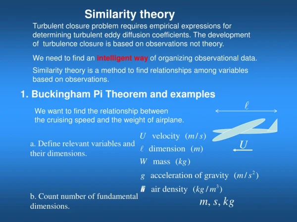 Similarity theory