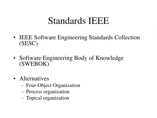 Standards IEEE