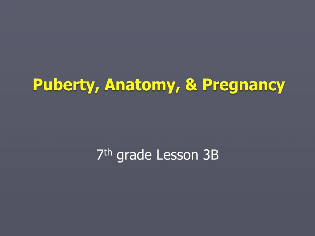 7 th grade lesson 3b
