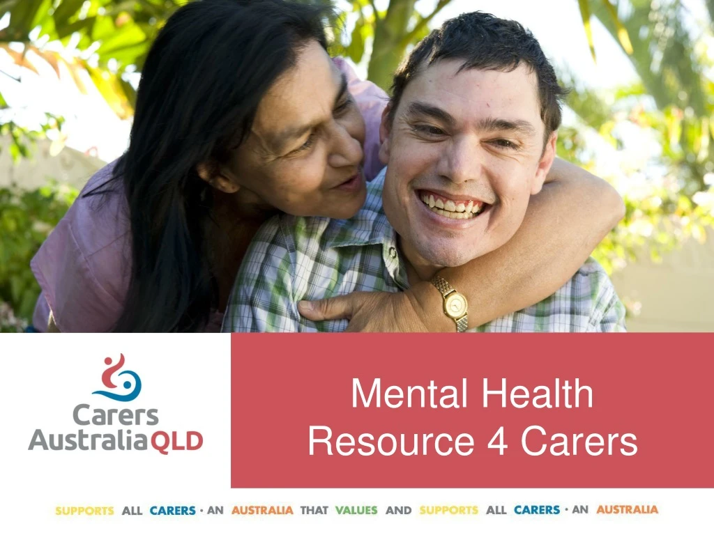mental health resource 4 carers