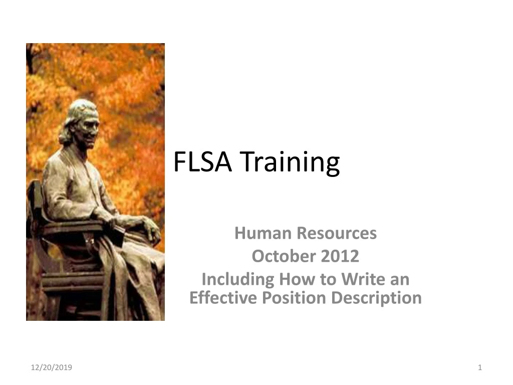 flsa training