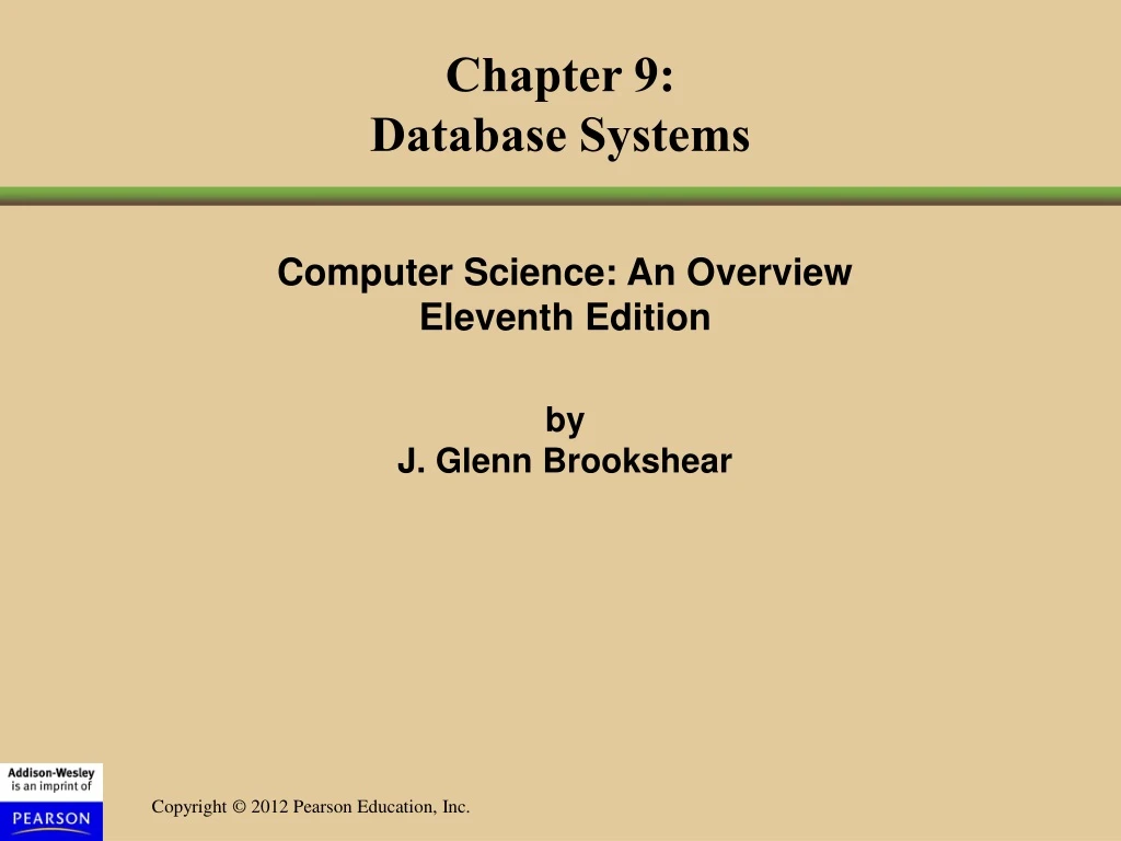 chapter 9 database systems