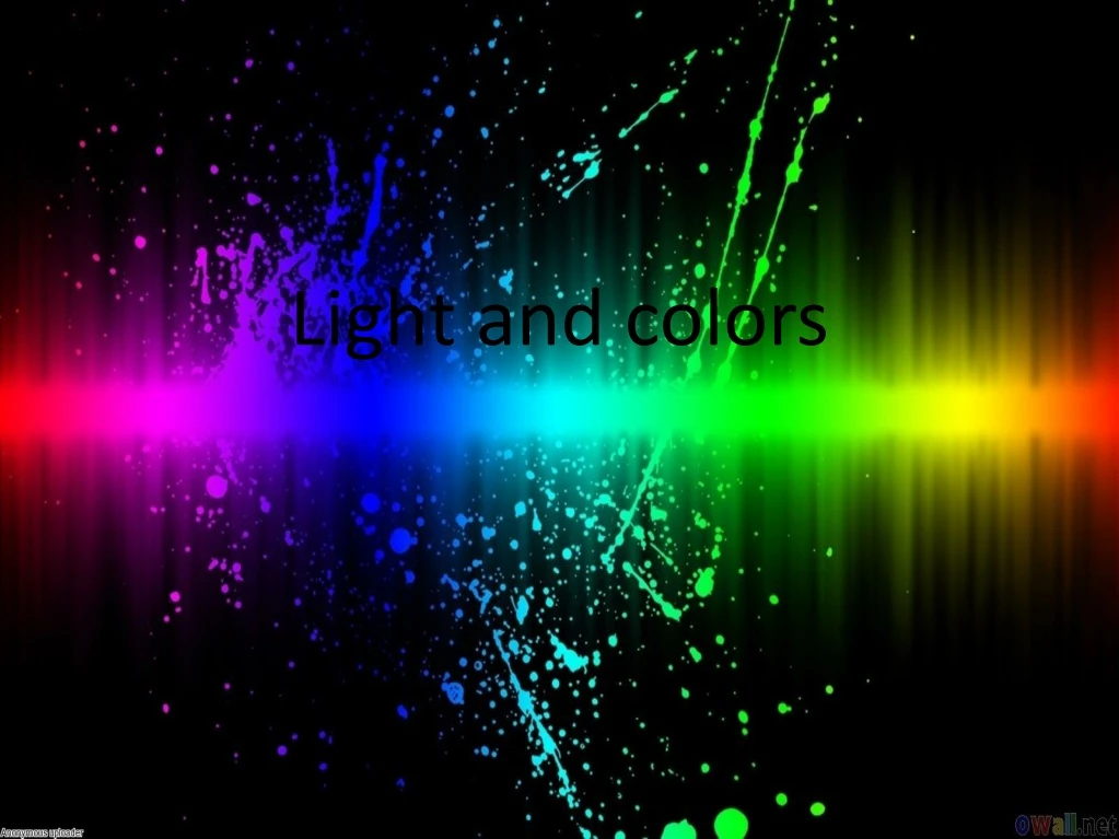 light and colors