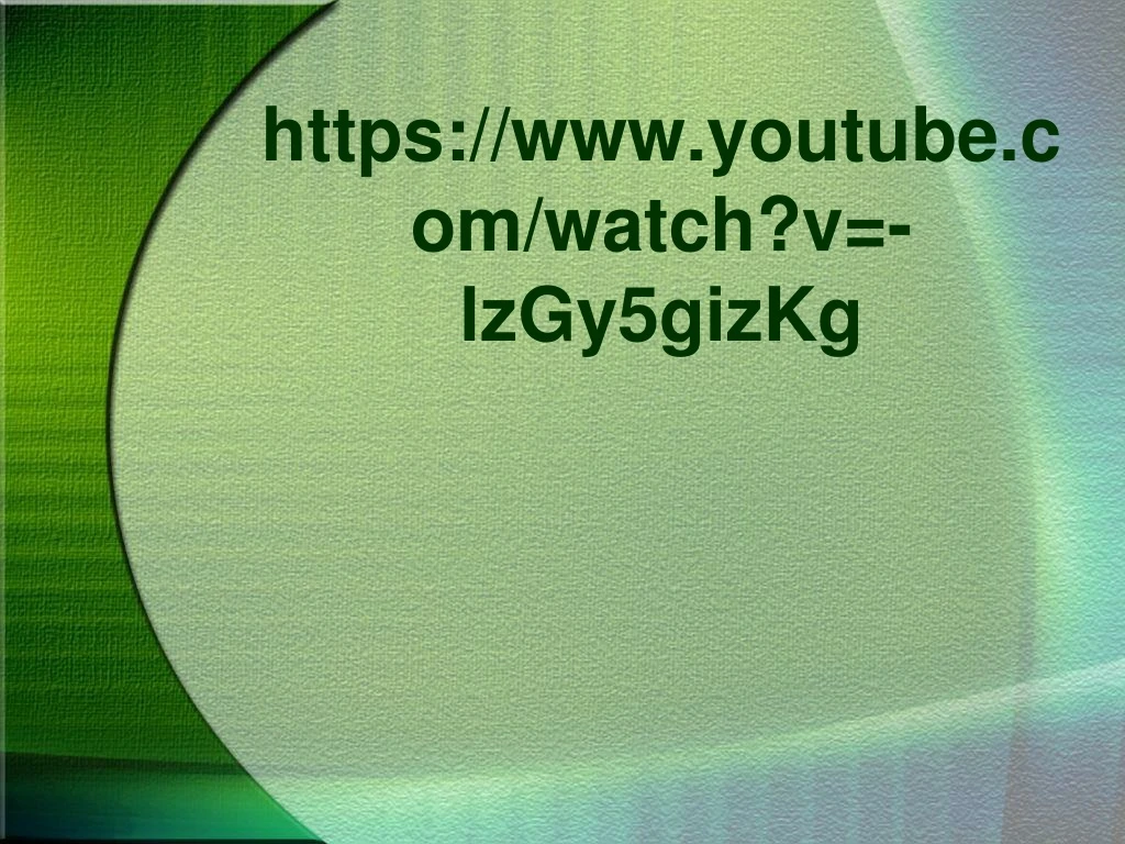 https www youtube com watch v lzgy5gizkg