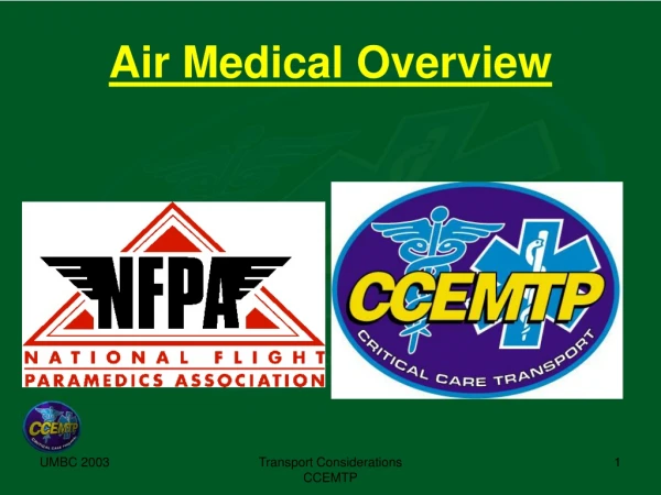 Air Medical Overview