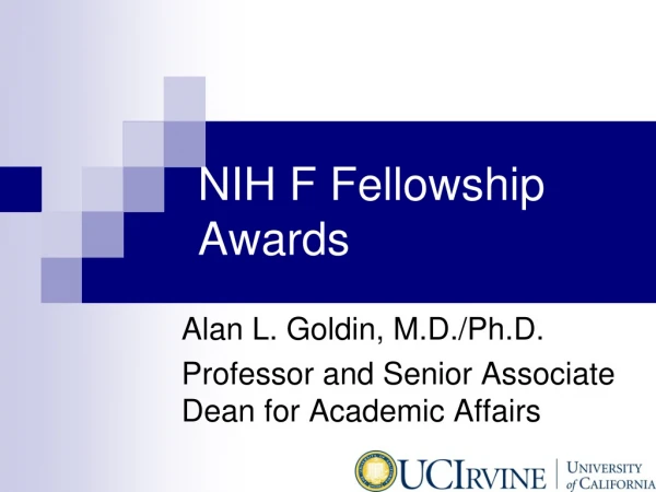 NIH F Fellowship Awards