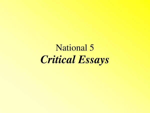 National 5