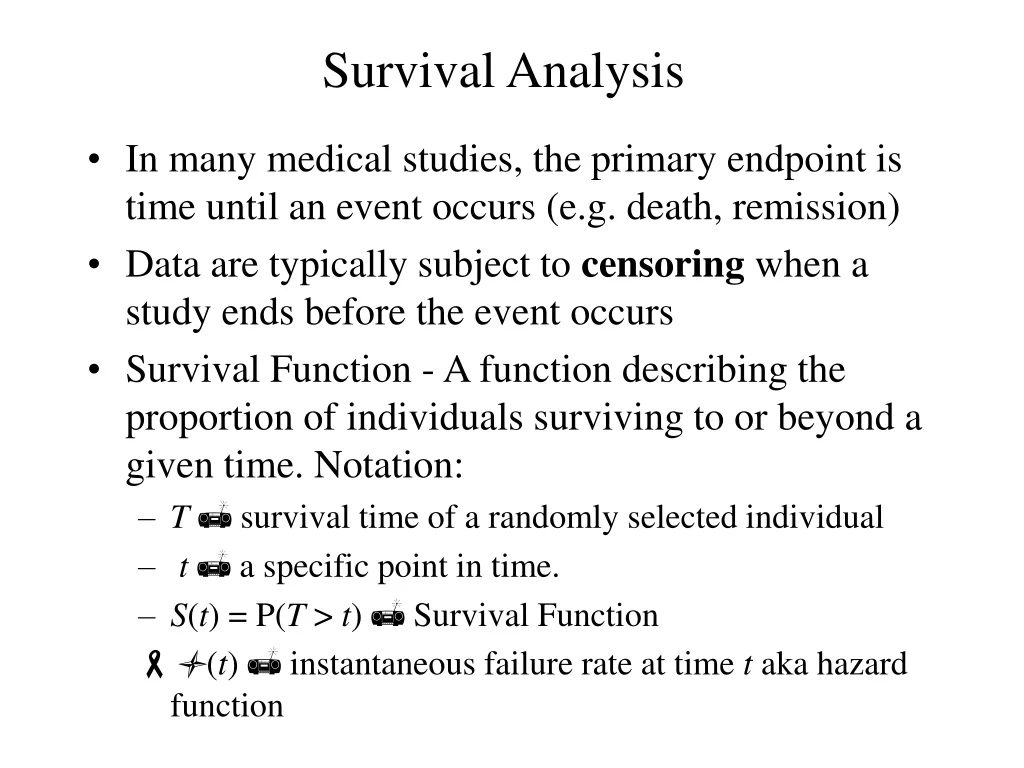 survival analysis