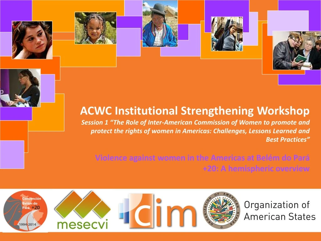 acwc institutional strengthening workshop session