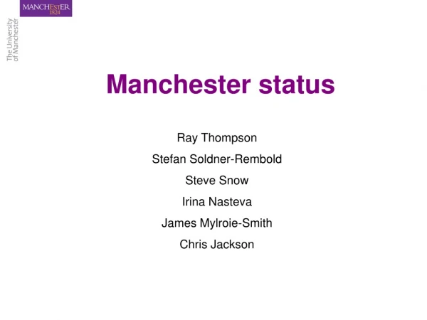 Manchester status