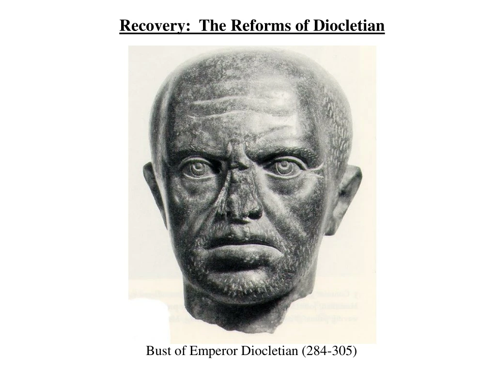 recovery the reforms of diocletian