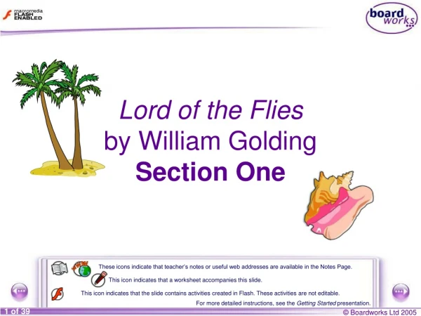 Lord of the Flies by William Golding Section One
