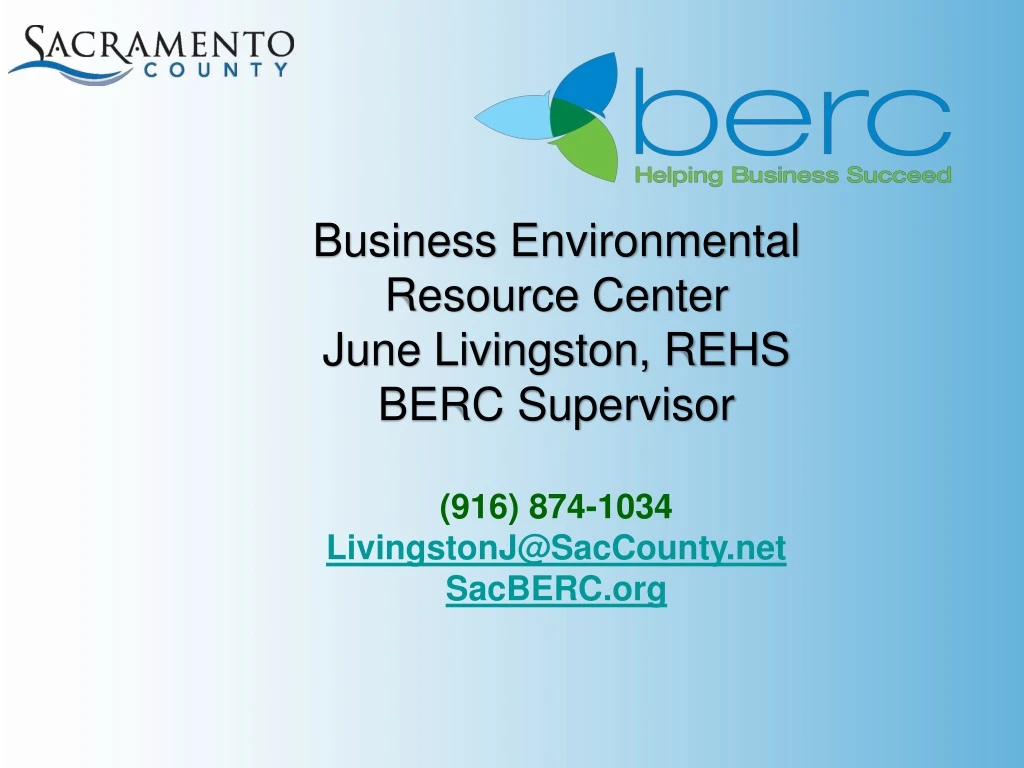 business environmental resource center june
