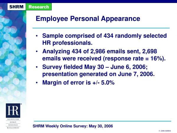 Employee Personal Appearance