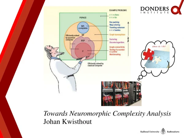 Towards Neuromorphic Complexity Analysis Johan Kwisthout